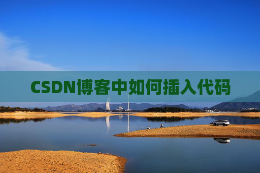 CSDN博客中如何插入代码